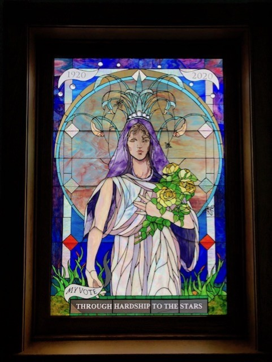 Kalamazoo Stained-Glass Window Celebrates Votes For Women